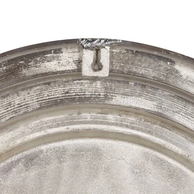 24" X 24" Round Aluminum Layered Rim Wall Clock - Olivia & May 3 24" X 24" Round Aluminum Layered Rim Wall Clock - Olivia & May - Image 3