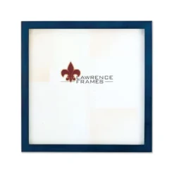 Lawrence Frames 755788 Blue Wood 8x8 Picture Frame - Gallery Collection
