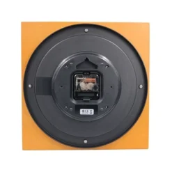 Seiko 12" Dylan Square Wooden Wall Clock, Brown -Home Improvement Store GUEST ba9d1b10 cf28 4768 9534 df6ad8863704