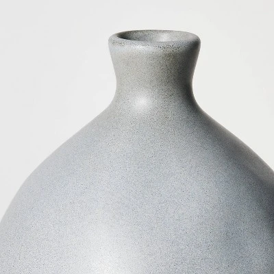 Ceramic Slate Vase Gray - Threshold™ Designed With Studio McGee 2 Ceramic Slate Vase Gray - Threshold™ Designed With Studio McGee - Image 2
