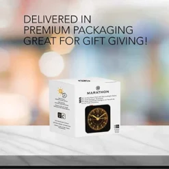 Marathon Mini Non-Ticking Analog Alarm Clock With Auto Back Light And Snooze Function 13 Marathon Mini Non-Ticking Analog Alarm Clock With Auto Back Light And Snooze Function -Home Improvement Store GUEST bcd97ecd 3d11 4503 9fed aaf33e8932d2