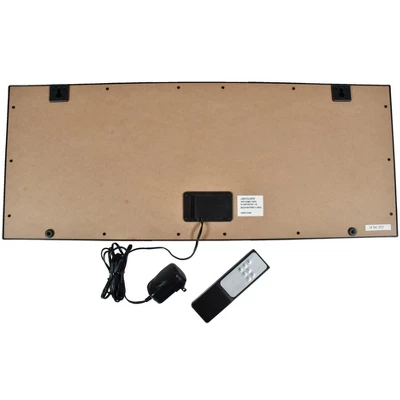 School Smart Large LED Wall Clock With Remote Control, 28 X 11-1/4 Inches 4 School Smart Large LED Wall Clock With Remote Control, 28 X 11-1/4 Inches - Image 4