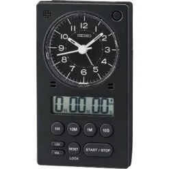 Seiko 3 In 1 Alarm Clock - Black -Home Improvement Store GUEST c0eb3aca f280 49d5 83ac 586a8eec10ae
