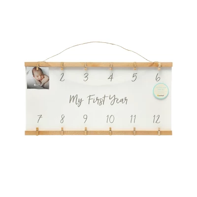 Pearhead Wooden First Year Wall Frame 5 Pearhead Wooden First Year Wall Frame - Image 5