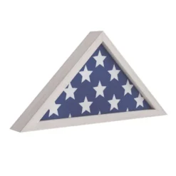 Emma And Oliver Rustic Military Flag Shadow Box For 9.5' X 5' American Veteran Burial Flag - Wall Mount Or Freestanding -Home Improvement Store GUEST c1a2d4b1 7bbb 434a 94cb 4691fea650a7