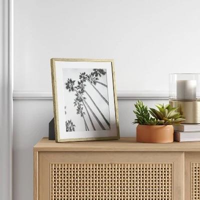 10.4" X 12.4" Matted To 8" X 10" Thin Metal Tabletop Frame Brass - Project 62™ 1 10.4" X 12.4" Matted To 8" X 10" Thin Metal Tabletop Frame Brass - Project 62™