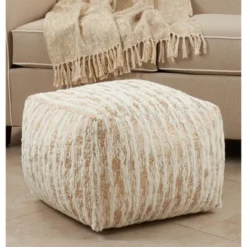 Saro Lifestyle Floor Pouf With Foil Print Faux Fur Design 15 Saro Lifestyle Floor Pouf With Foil Print Faux Fur Design -Home Improvement Store GUEST c32e6c88 696c 4e13 bbda d3c8f7f128e3