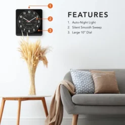Marathon Studio Edition Jumbo 12 Inch Analog Wall Clock With Auto Night-Light - Easy To Read 22 Marathon Studio Edition Jumbo 12 Inch Analog Wall Clock With Auto Night-Light - Easy To Read -Home Improvement Store GUEST c42a2817 4b83 4fb2 8d8a 4bd296193b39