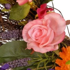 National Tree Company 24" Spring Wildflower Wreath -Home Improvement Store GUEST c457896b e399 4887 a530 f238eba8d542