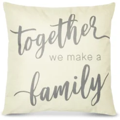 Farmlyn Creek Set Of 4 Farmhouse Decorative Throw Pillow Covers Cushion Case Protector, Standard Size 18 X 18 Square, Ivory -Home Improvement Store GUEST c518e2f1 1a7f 43be 9fb0 05c506f60143