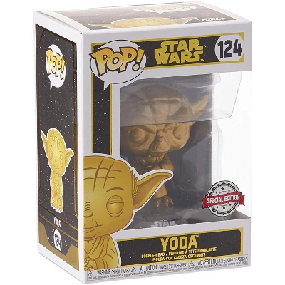 Funko POP Star Wars 4 Inch Vinyl Figure | Metallic Gold Yoda 1 Funko POP Star Wars 4 Inch Vinyl Figure | Metallic Gold Yoda