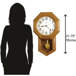 Howard Miller 625242 Howard Miller Elliott Wall Clock 625242 Golden Oak