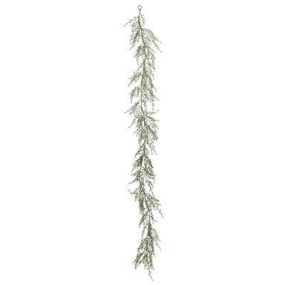 Artificial Fairhill Leaf Garland (6') - Vickerman 1 Artificial Fairhill Leaf Garland (6') - Vickerman