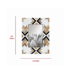 4 X 6 Inch Native Pattern Decorative Wood Picture Frame - Foreside Home & Garden -Home Improvement Store GUEST c8a22676 115a 4915 bb59 a743943c1320