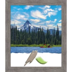 Amanti Art Pinstripe Plank Grey Narrow Picture Frame -Home Improvement Store GUEST c9b5ae59 8e74 4418 ab28 c8de3aef8a8e