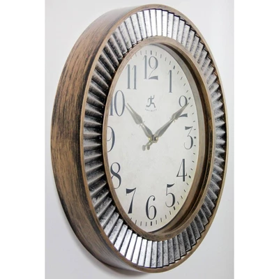 16" Ruche Wall Clock Gold/Silver - Infinity Instruments 2 16" Ruche Wall Clock Gold/Silver - Infinity Instruments - Image 2