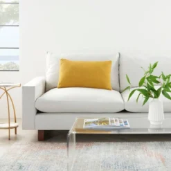 Life Styles Solid Woven Cotton Throw Pillow - Mina Victory -Home Improvement Store GUEST cba2d788 5f0d 428f 9d59 4ac8e55e2c11