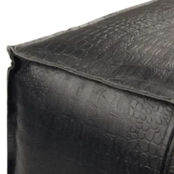 Dennie Square Pouf Black - WyndenHall 9 Dennie Square Pouf Black - WyndenHall -Home Improvement Store GUEST cc47c378 d7a5 47ec 8488 4706ee79c134