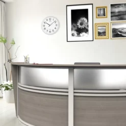 Seiko 16" Office Classic Numbered Step Wall Clock - Silver -Home Improvement Store GUEST cfb97f1d eb3c 44f4 ba2b cf4bcd3a23d0