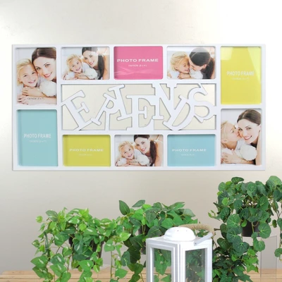 Northlight 28.75" White "Friends" Collage Photo Picture Frame Wall Decoration 2 Northlight 28.75" White "Friends" Collage Photo Picture Frame Wall Decoration - Image 2