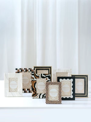 Shiraleah Ivory Roma Deco 4" X 6" Picture Frame 3 Shiraleah Ivory Roma Deco 4" X 6" Picture Frame - Image 3