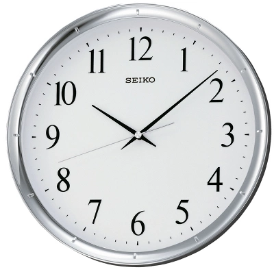 Seiko 12" Ultra-Modern -Tone Wall Clock - Silver -Home Improvement Store GUEST d2b82fc0 c64f 4145 82f3 d18d11b7bc33
