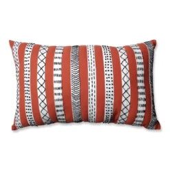 12"x20" Decorative Bands Lumbar Throw Pillow - Pillow Perfect -Home Improvement Store GUEST d318f2de 3ba6 4bc1 b47c 6037c709bcde