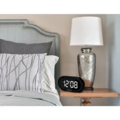 Riptunes Digital Alarm Clock With 5 Alarm Sounds - Black -Home Improvement Store GUEST d4b6690a ebe4 47e0 9ff8 1bdbd896461a