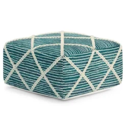 Woodley Square Pouf - WyndenHall -Home Improvement Store GUEST d4c6ed02 7a31 4d11 8644 4ebe1a44931d