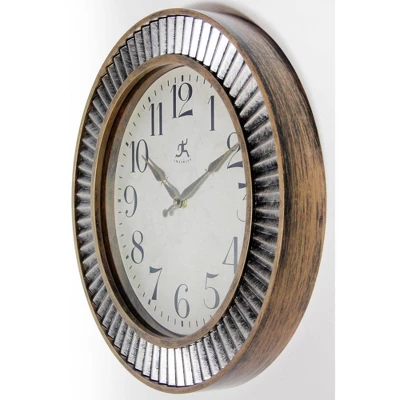 16" Ruche Wall Clock Gold/Silver - Infinity Instruments 3 16" Ruche Wall Clock Gold/Silver - Infinity Instruments - Image 3