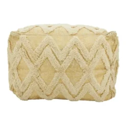 Saro Lifestyle Tufted Pouf With Foil Print Design 9 Saro Lifestyle Tufted Pouf With Foil Print Design -Home Improvement Store GUEST d76becdb f604 4e54 9a55 0ccbd1af8efb