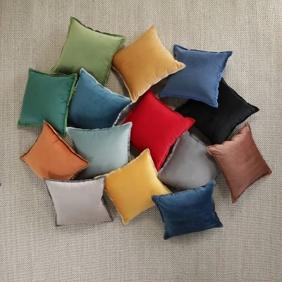 Velvet Flange Throw Pillow - Pillow Perfect 6 Velvet Flange Throw Pillow - Pillow Perfect - Image 6