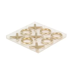 12" Modern Acrylic And Iron Tic Tac Toe Set - Olivia & May 30 12" Modern Acrylic And Iron Tic Tac Toe Set - Olivia & May -Home Improvement Store GUEST d9c6d5c9 c0a2 48e3 945f cd3b0551a88a