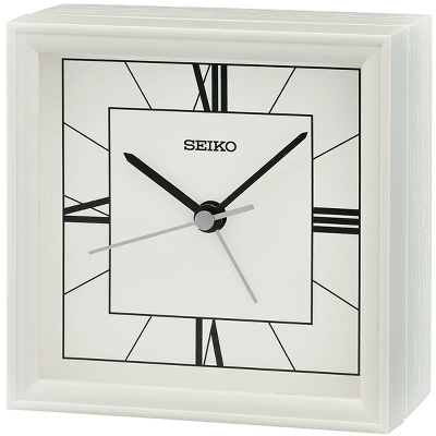 Seiko 4" Seihokei Bedside Alarm - Brown 6 Seiko 4" Seihokei Bedside Alarm - Brown - Image 6
