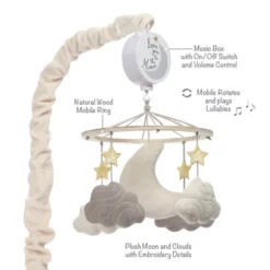 Lambs & Ivy Goodnight Moon Musical Baby Crib Mobile Soother Toy - Stars/Clouds -Home Improvement Store GUEST dbdf86cb 9c28 47bd bb71 ddc45107d227