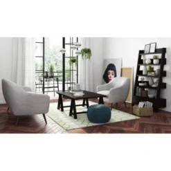 Vanessa Round Pouf - Wyndenhall -Home Improvement Store GUEST dd0590db e201 4f6b af12 3fee7ef41352