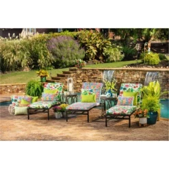 18.5"x18.5" Fresco 2pc Square Outdoor Throw Pillows - Pillow Perfect 15 18.5"x18.5" Fresco 2pc Square Outdoor Throw Pillows - Pillow Perfect -Home Improvement Store GUEST dd8f3bdc 00ca 48c5 a910 48dbad35d390