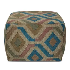 Mirella Square Pouf - WyndenHall -Home Improvement Store GUEST e315878d 716f 41dd a40f 8fbf42273fba