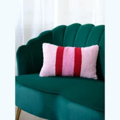 Shiraleah Stripe Rectangle Decorative Pillow