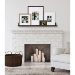 5pc Bordeaux Frame Multiple Finishes Box Set White/Black/Natural Wood - Kate & Laurel All Things Decor -Home Improvement Store GUEST e53684a7 1901 48c8 81e0 a8cddaa13a3a