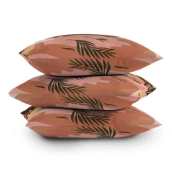 Laura Graves Easy Tiger Square Throw Pillow Pink - Deny Designs -Home Improvement Store GUEST e709d4ef e23b 4ce4 862b e0c300438368