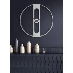 22" X 22" Urgo Numberless Metal Wall Clock Silver - Kate & Laurel All Things Decor -Home Improvement Store GUEST e7c6881d a9fd 4c73 b6f7 65aa59b0b79e