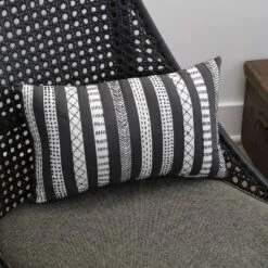 12"x20" Decorative Bands Lumbar Throw Pillow - Pillow Perfect -Home Improvement Store GUEST e9259505 9bf9 41b9 aa0a 922c645266e9