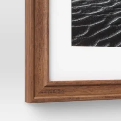 Wood Matted Wall Frame Midtone Woodgrain - Threshold™ -Home Improvement Store GUEST ea4dc0e7 34f6 44b1 a2f8 b444f2ee2d11