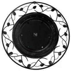 Clockswise 36" Extra Large Decorative Vintage Roman Numerical Wall Clock With Black Metal Leaf Design Frame, For Dining, Living Room, Or Kitchen -Home Improvement Store GUEST eb62543c d7c9 49a3 9834 ce214dbc11e5