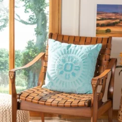 Shayla Pillow - Teal - 18" X 18" - Safavieh 5 Shayla Pillow - Teal - 18" X 18" - Safavieh -Home Improvement Store GUEST eba81ff6 4b12 417e 9820 959298a7868e