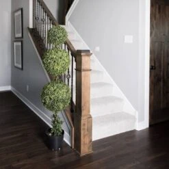 Artificial Boxwood Triple Ball With Pot (UV) (4') - Vickerman -Home Improvement Store GUEST ed1ffbf8 eeb2 4f7b a2aa b4614953e6b7