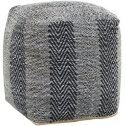Bohemian Indoor/Outdoor Fabric Pouf - Olivia & May -Home Improvement Store GUEST ee1b964d 4f51 4f15 b9cb 276dbc1502e6