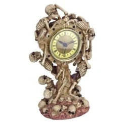Design Toscano Skeleton Crew Sculptural Mantel Clock