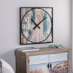 Square Metal Framed Take Time Wall Clock With Detail Weathered - StyleCraft 10 Square Metal Framed Take Time Wall Clock With Detail Weathered - StyleCraft -Home Improvement Store GUEST f01fb49c 8583 4530 a522 33646d75369e